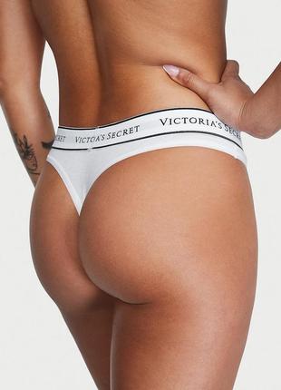 Трусики стрінги з лого вікторія сікрет victorias secret2 фото