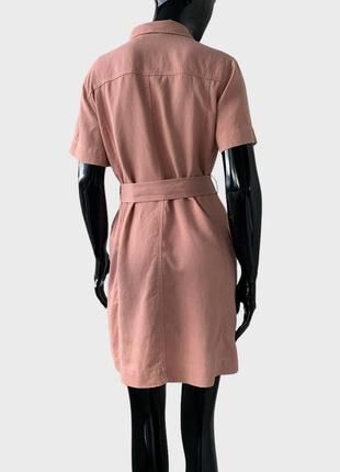 Льняное платье рубашка & other stories cos лён хлопок лиоцелл6 фото