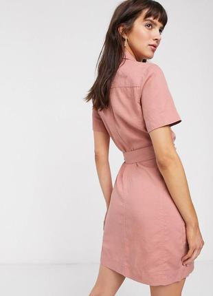 Льняное платье рубашка & other stories cos лён хлопок лиоцелл3 фото