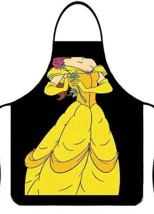 Фартух з приколом принцеса фартуха 75 на 60 см різнобарвний