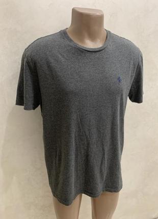 Футболка сіра polo ralph lauren базова