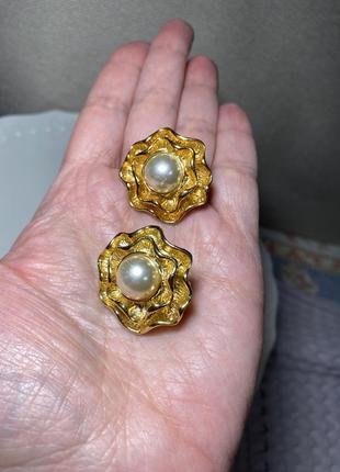 Американский винтаж клипсы цветка