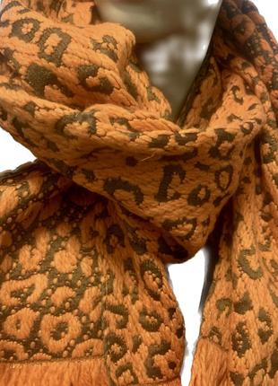 Шарф жіночий 190 × 30 см червоний