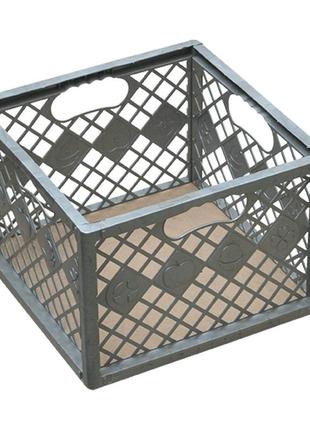 Ящик розбірний вакула 360 х 360 х 250 мм сірого кольору