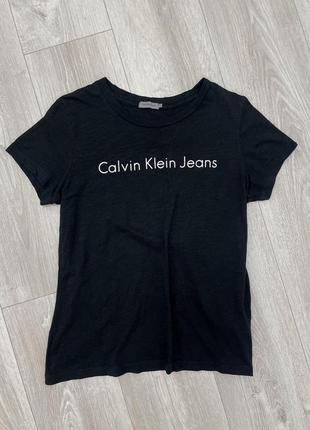 Базовая футболка calvin klein jeans1 фото