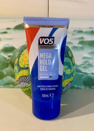 Гель для укладання волосся vo5 mega hold екстрасильної фіксації