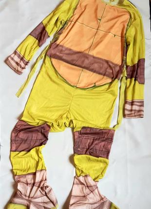Микеланджело черепашки-ниндзя rubies карнавальный костюм на 12-14 лет1 фото