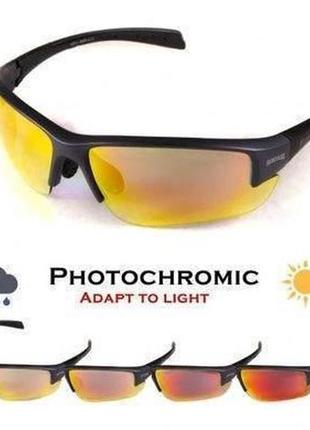 Окуляри фотохромні (захисні) global vision hercules-7 photochromic anti-fog (g-tech™ red), фотохромні