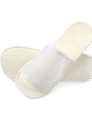 Тапочки одноразовые lotus f-01 открытый носок s-l
