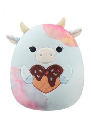Мягкая игрушка squishmallows – коровка каэдия (19 cm)