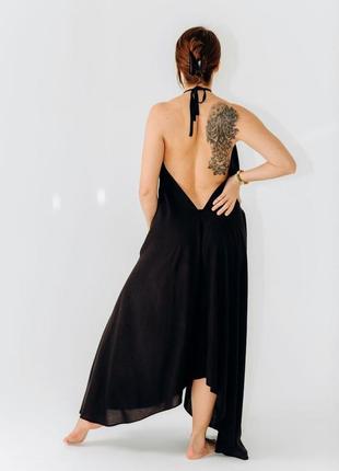 Жіноче довге плаття з відкритою спиною black pearl rao wear one size зріст 155-165 см4 фото