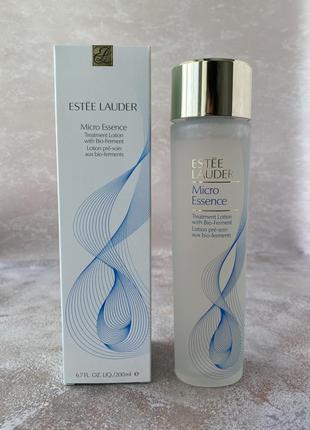 Estée lauder - micro essence treatment lotion with bio-ferment - тоник-эссенция для лица с био-ферментами, 200 ml1 фото