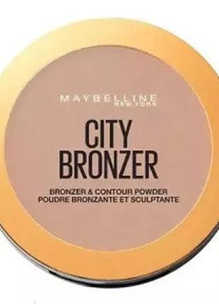 Пудра для обличчя maybelline new york city bronzer 250 medium warm, 8 г