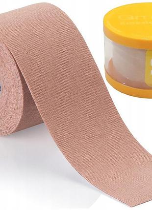 Кінезіотейп qmed kinesio tape, бежевий
