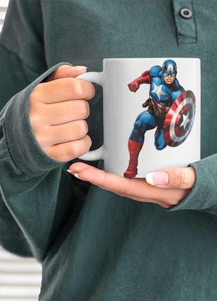 Кухоль "капітан №2" капітан америка: перший месник / кружка captain america: the first avenger