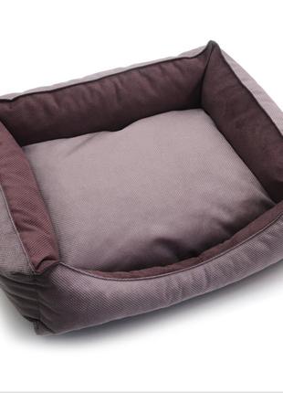 Лежак для собак и кошек меджик прямоугольный темно-розовый №3 60х80х20 см
