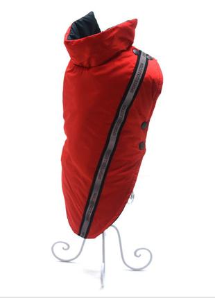 Попона для собак актив червона  6