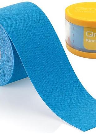 Кінезіотейп qmed kinesio tape, блакитний