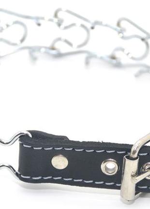 Ошейник для собак строгий хромовый хжк №2 40-45 см