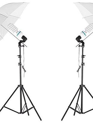 Набор студийного освещения 2х400w  5500к фотозонт