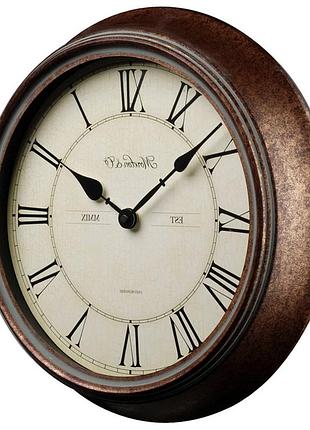 Годинник вінтажний настінний technoline wt7006 brown