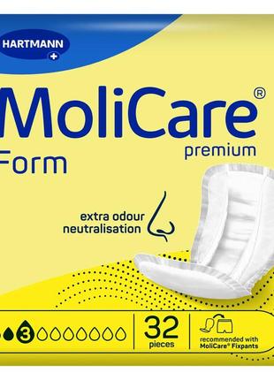 Прокладки анатомической формы molicare premium form 3 капли