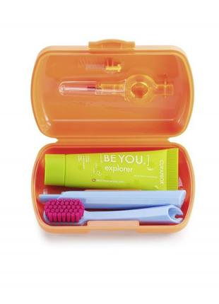 Дорожній набір curaprox [be you] orange (помаранчевий)