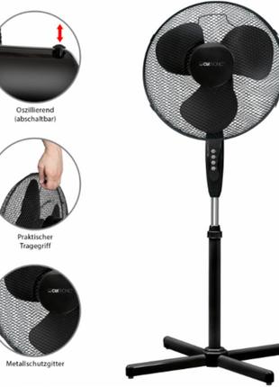 Вентилятор clatronic vl 3603 s black