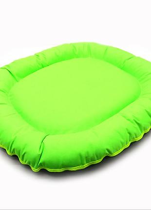 Лежак-понтон для собак и котов шик салатовый №3 80х100 см