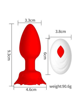 Анальная пробка rose plug style 2 3