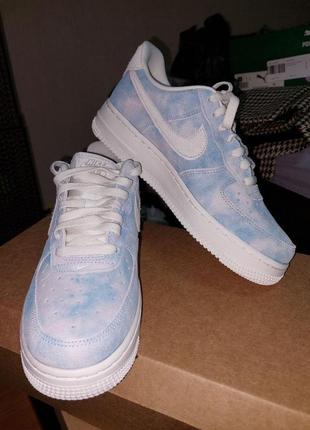 Nike air force 1 07 se light blue7 фото