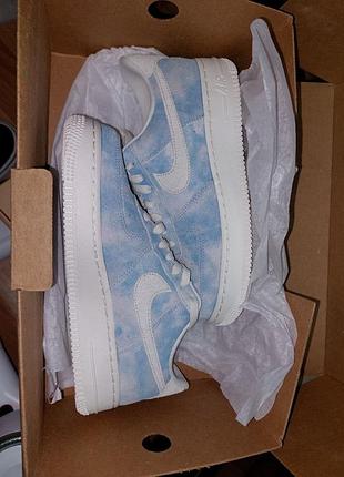 Nike air force 1 07 se light blue6 фото