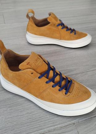 Стильные желтые кеды из замши 40 - 43 размер