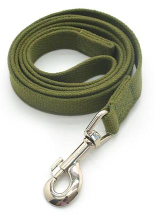 Поводок брезентовый для собак пб 2,0 см 200 см