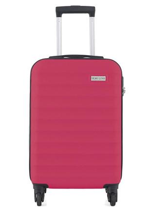 Чемодан дорожный 41 л semi line 20" (s) dark rose