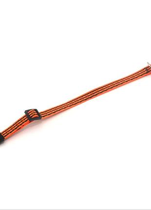 Нашийник для собак капроновий тренд ок 1,0 см 19-30 см помаранчевий