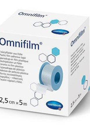 Пластир фіксуючий з прозорої плівки omnifilm 2,5см х 5м