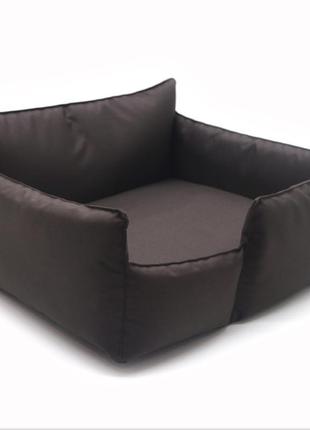 Лежак для собак вояж прямокутний коричневий №2 500х650х230 мм