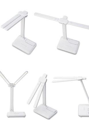 Лампа led настільна подвійна ra 95+ usb puluz tbd0601703801