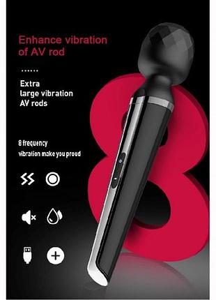 Вибромассажер mic-wand usb large 6