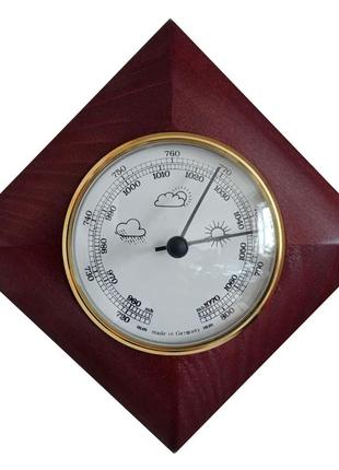 Настенный барометр с большим циферблатом  moller 201002 mahagony (201002)