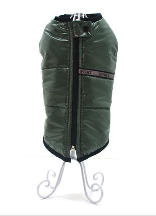 Жилет для собак спорт зеленый l/м