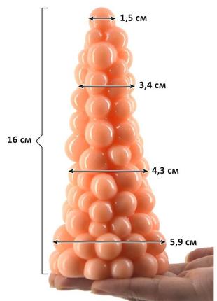 Анальные пробки faak, cиликоновый фаллоимитатор виноград, анальная пробка, дилдо, на...