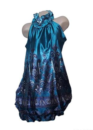 Атласное домашнее платье