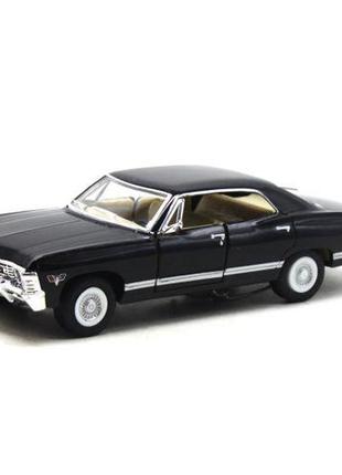 Машинка металева "chevrolet classic impala 1967", чорний