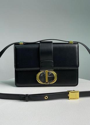 Сумка christian dior 30 montaigne bag black box calfskin5 фото