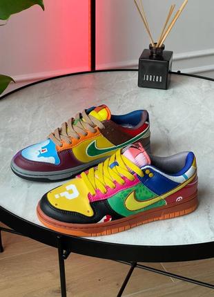 Женские кроссовки nike dunk low super mario bros