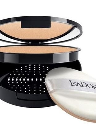 Компактная крем-пудра для лица isadora nature enhanced flawless compact foundation 80 porcelain, 10 г
