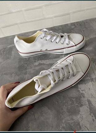 Кеды белые конверс converse2 фото