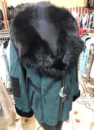 Дублянка комір песець розпродаж!